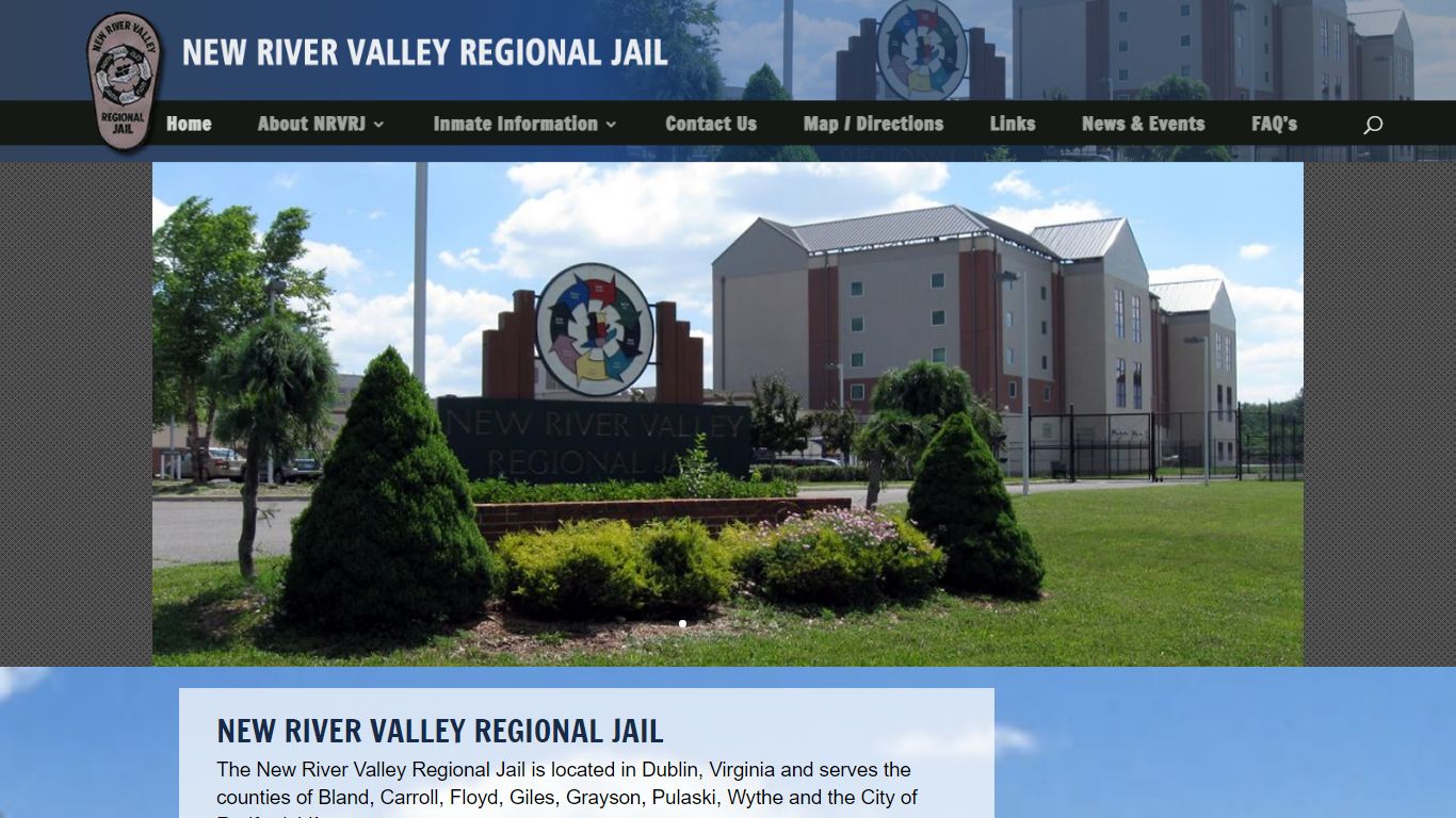 New River Valley Regional Jail | Inmate Search | Inmate ...